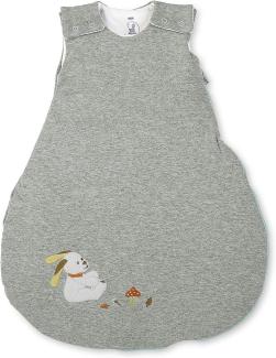 Sterntaler Schlafsack für Babys, Reißverschluss und Knöpfe, Größe: 62/68, Waldis, Grau