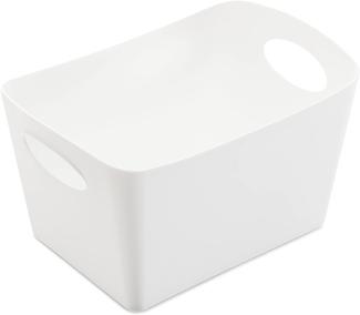 Koziol Aufbewahrungsbox Boxxx S, Kiste, Bottich, Organic Recycled, Recycled White, 1 L, 1405125