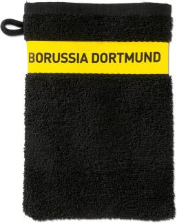 BVB Borussia Dortmund Waschhandschuh schwarz