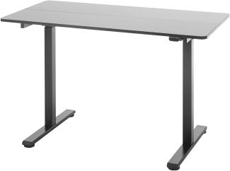 Schreibtisch Nakuru in schwarz elektrisch höhenverstellbar 120 cm