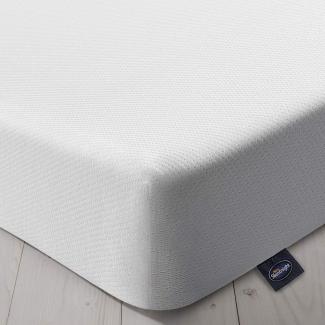 Silentnight Komfort-Rollschaum Schaumstoffmatratze, Textil, weiß, 120 x 190 cm