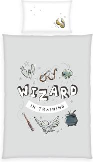 Harry Potter Bettwäsche Wizard in training, Größe 100x135 + 40x60 cm