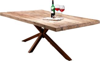 Tisch 200x100 Teak Holztisch Esstisch Küchentisch Wohnzimmertisch Speisetisch