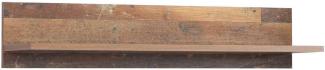 Forte Möbel 'Clif' Wandregal, Hängeboard, old wood vintage, ca. 120 cm breit