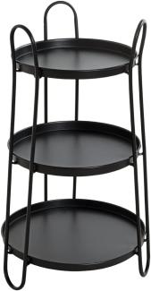 HAKU Möbel Beistelltisch - schwarz - H. 72cm - HAKU-25547
