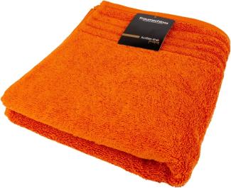 Traumschloss Gästehandtuch Premium-Line, Frottier (1-St), 100% amerikanische Supima Baumwolle mit 600g/m², Orange