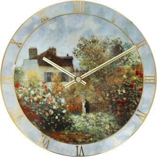 Goebel Wanduhr Claude Monet - Das Künstlerhaus, Artis Orbis, Porzellan, Bunt, 31 cm, 67069041