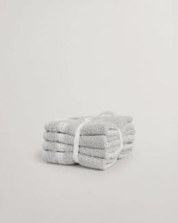 Gant Home Seifentuch Set Gesichtstücher Premium Towel Heather Grey (30x30cm) (4-teilig)852007201-141