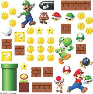 Nintendo Super Mario - Build a Scene Wallstickers