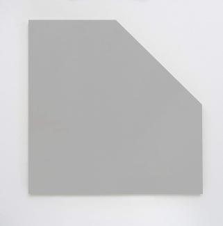Möbelpartner Milo Eckplatte, lichtgrau, ca. 65,0 x 65,0 x 2,2 cm