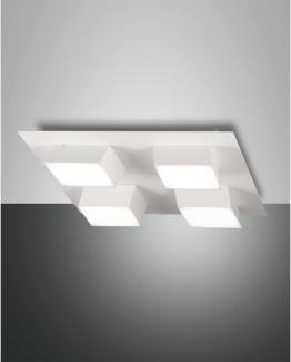 Fabas Luce 3601-84-102 LED Deckenleuchte Lucas weiß 35x35cm