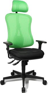 TOPSTAR Bürodrehstuhl, Polyester, schwarz/grün
