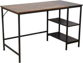 Schreibtisch Ocala, schwarz/braun