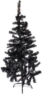 Künstlicher Weihnachtsbaum inkl. Ständer Tannenbaum Christbaum schwarz 150cm