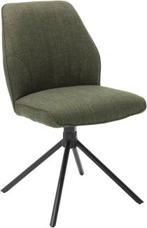 2er Set Stuhl Pemba - Webstoff Olivegrün