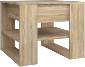 Couchtisch Sonoma-Eiche 55,5x55x45 cm Holzwerkstoff