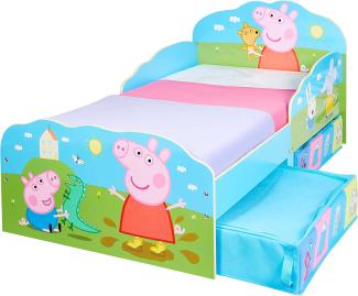 Worlds Apart 'Peppa Pig' Kinderbett 70 x 140 cm, inkl. zwei Schubladen
