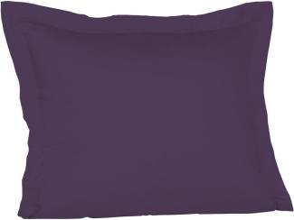 Fleuresse Mako-Satin-Kissenbezug uni colours lavendel 6062 35 x 40 cm