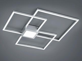 TRIO-Leuchten Deckenleuchte LED HYDRA (BHT 66x7x66 cm) BHT 66x7x66 cm weiß Deckenlampe