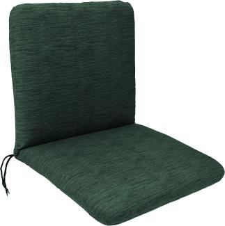 Auflage DALLAS für Sessel, dunkelgrün