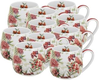 DUO FLORAL Fassbecher 430 ml LUCIA New Bone China Porzellan