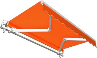 Jarolift Gelenkarmmarkise Basic, 2,50 x 1,50 m, orange unifarben
