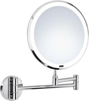 Smedbo Wand LED Kosmetikspiegel 7-fach vergrößerung und Sensortechnik inkl. Schwenkarm rund Z626