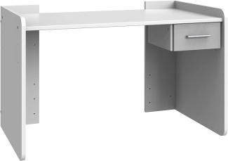 Stylefy Lio Schreibtisch I Weiß Beton