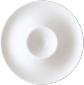 Arzberg Form 2000 Eierbecher mit Ablage, Eierhalter, Eier Becher, White, Porzellan, 42000-800001-15525