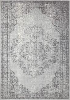 Kurzflor Teppich Cordelia Grau - 120x170x0,9cm