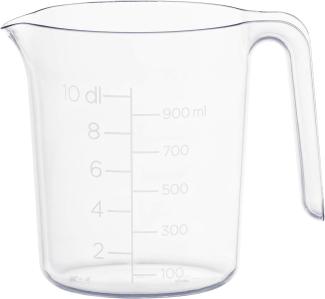 GastroMax Messbecher, 1,0 Liter, transparent Material: SAN, Maße: (B)170 x (T)150 x (H)150 mm (6407-90)