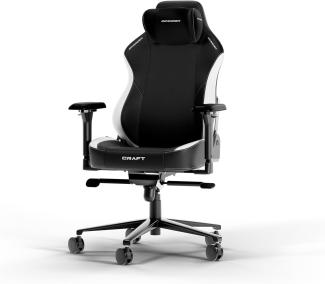 DXRacer CRAFT L Schwarz & Weiß EPU Leder das Orginal Gaming Stuhl