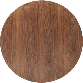 Kare Design Invitation Round Walnut Tischplatte, Ø90 cm