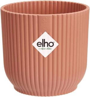 elho Vibes Fold Rund Mini 11 Pflanzentopf - Blumentopf für Innen - 100% recyceltem Plastik - Ø 11. 1 x H 10. 5 cm - Rosa/Zartrosa