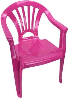 Kinderstuhl Gartenstuhl Stuhl für Kinder in blau, grün, orange oder pink Garten pink