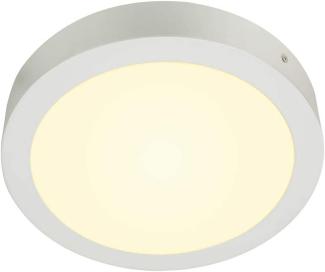 SLV Leuchte 1003016 SENSER 24 Indoor LED Deckenaufbauleuchte rund weiß