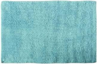 Badteppich Blau Baumwolle