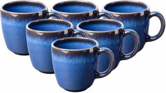 like. by Villeroy & Boch Lave bleu Kaffeetasse 190 ml 6er Set - DS