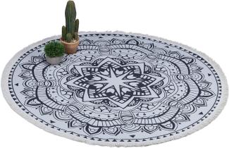 Runder Teppich im Mandala-Design 10039854