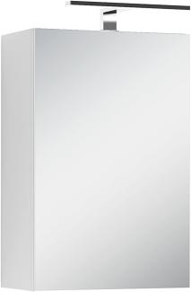 Homexperts 'SALSA' Spiegelschrank, Holzwerkstoff Spanplatte weiß, B 40 x H 60 x T 20 cm