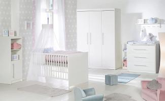 Roba 'Maren' 2-tlg. Babyzimmerset, weiß, aus Babybett 70x140 cm und Wickelkommode