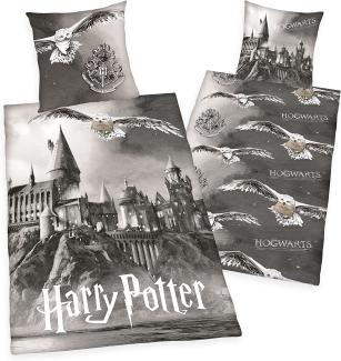 Harry Potter Wende Bettwäsche Hogwarts 2tlg 155 x 220 cm Übergröße