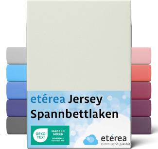 etérea Comfort Jersey Spannbettlaken Natur 200x200 cm - 200x220 cm