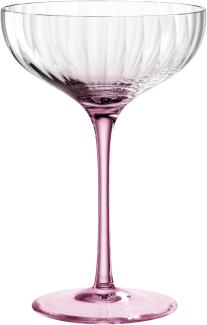Leonardo Champagnerschale Poesia, Sektschale, Champagnerglas, Champagner Schale, Glas, Kristallglas, Rose, 260 ml, 022380
