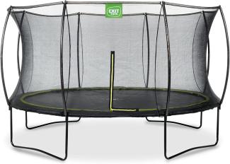 EXIT 'Silhouette' Trampolin, 366 cm Durchmesser, ab 3 Jahren, bis 120 kg belastbar, inkl. Sicherheitsnetz