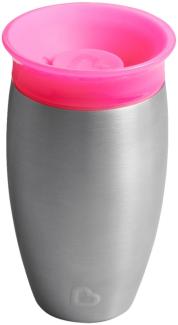 Munchkin Stainless Steel Miracle 360° Trinkbecher Pink Rosa