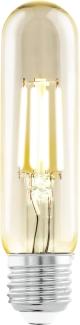 Eglo 110056 LED Filament Leuchtmittel E27 L:12. 5cm Ø:3. 2cm 2200K amber