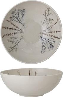 Bloomingville Bea Salad Bowl, Nature, Stoneware, Schüssel, Schale, Beige