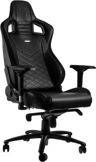 noblechairs Epic Gaming Stuhl - Bürostuhl - Schreibtischstuhl - PU-Kunstleder - Inklusive Kissen - Schwarz