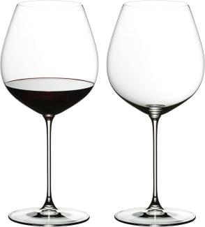 Riedel Veritas Old World Pinot Noir, 2er Set, Rotweinglas, Weißweinglas, Weinglas, Hochwertiges Glas, 705 ml, 6449/07
